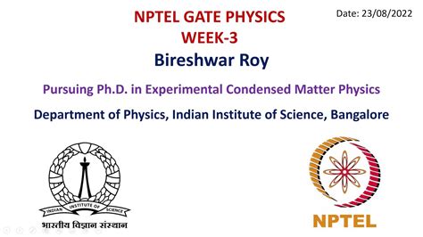 nptel physics